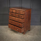 George III Oak Tallboy Vintage Chest Of Drawers