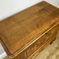 Cabinet Vintage French Louis XIV Oak Sideboard with Carved Cupboard LOT 6247