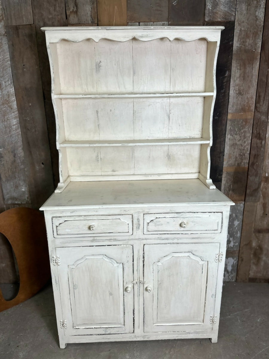 Vintage Painted Oak Dresser Housekeeper’s Cupboard