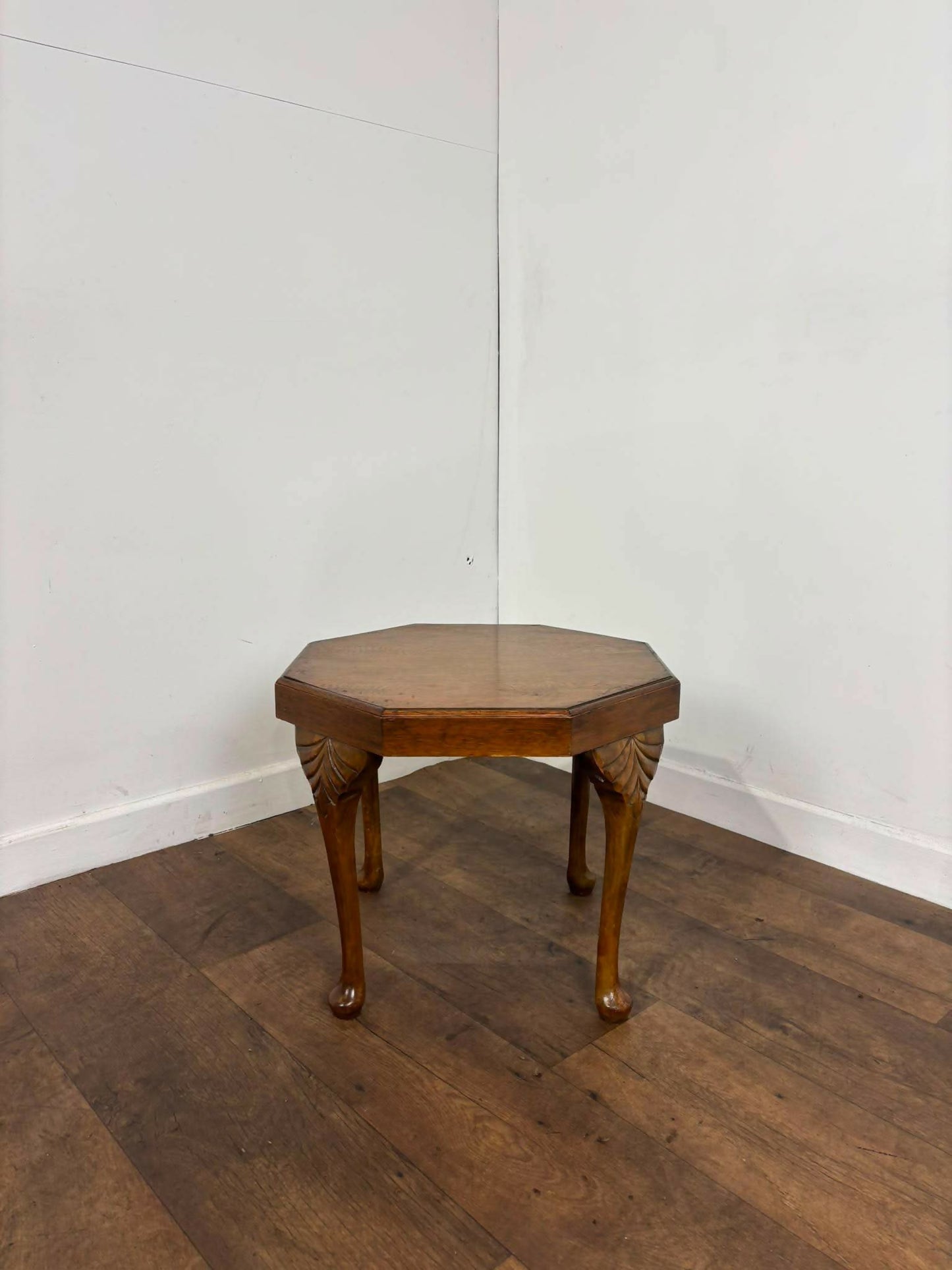 Vintage Oak Octagonal Coffee Table