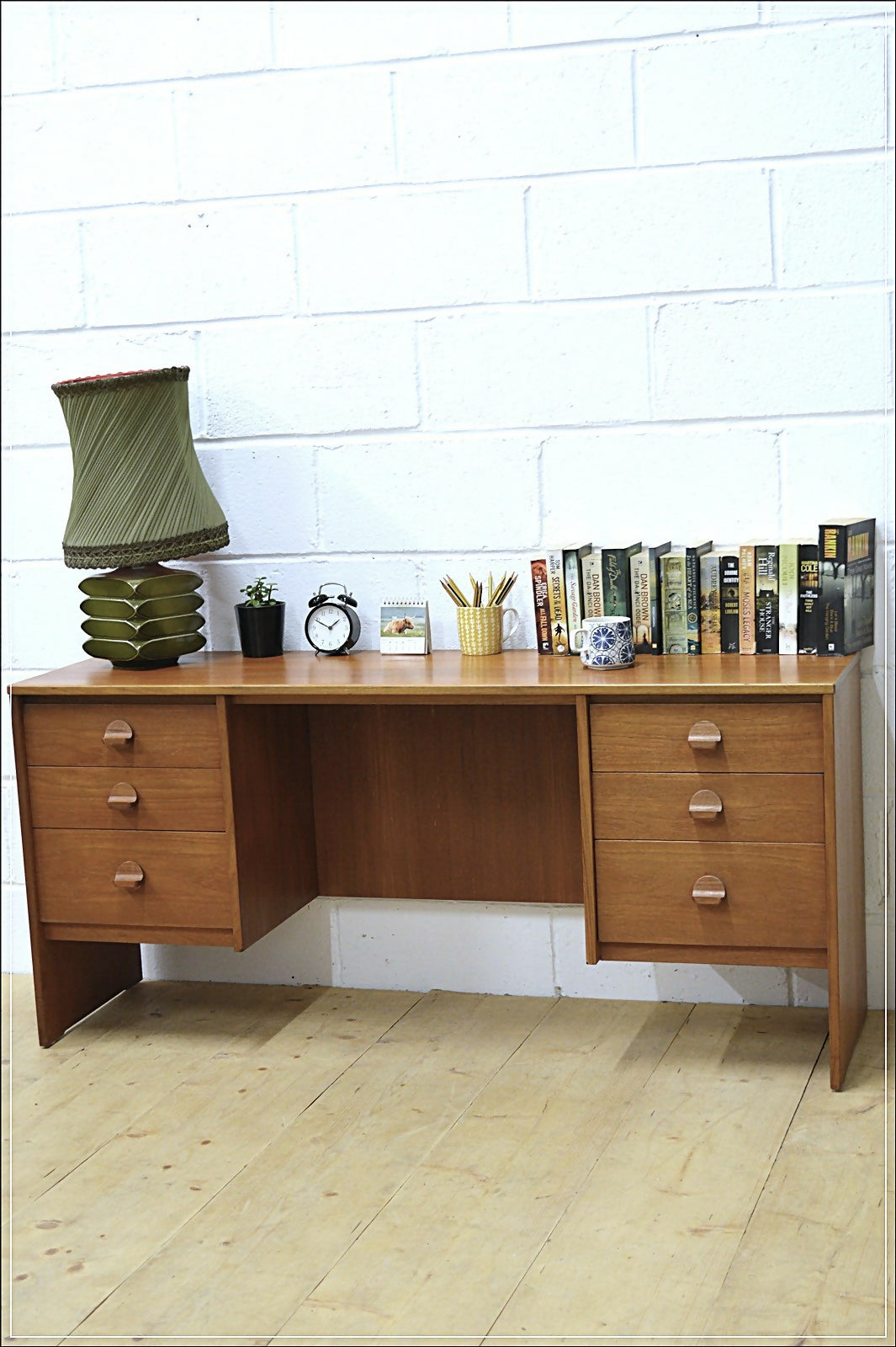 Vintage Desk Stag Teak Mid Century Danish Design DELIVERY