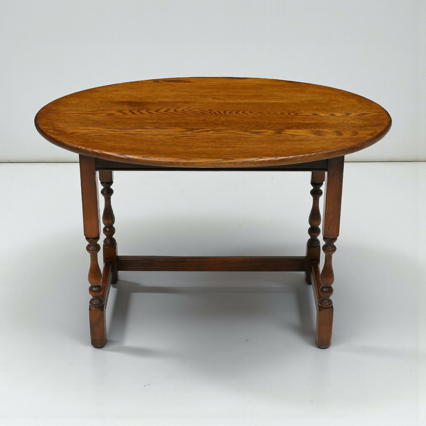 Old Charm Oval Coffee Table Tudor Style 54cm x 82cm Oak FREE UK Delivery