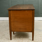 Vintage Mahogany Pedestal Desk - Kneehole - With Drawers