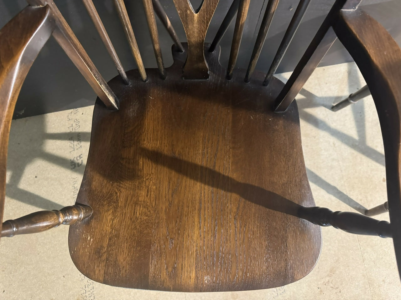 Set 6 Wheel Back Dining Chairs