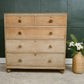 Antique Pale Oak Chest of Drawers - Extra Large