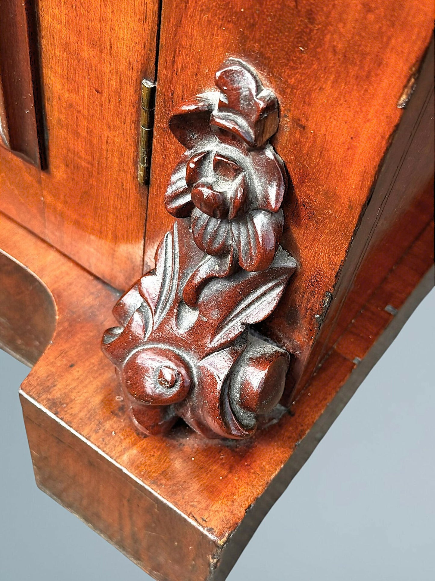 A Large Impressive Victorian Figured Mahogany Bookcase