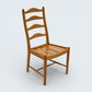 Ercol Set Of 4 Dining Chairs Light Finish Ladderback 1970s FREE UK Delivery*