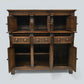 Oak Court Cupboard Buffett Sideboard By Skull (Ercol) Vintage FREE UK Delivery