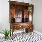Victorian Solid Oak Dresser with Shelved Rack