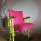 Neon pink cinema seat-angled-seat down-Orange Otter