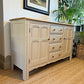 Newly refurbished Ercol sideboard elm wood mcm painted large