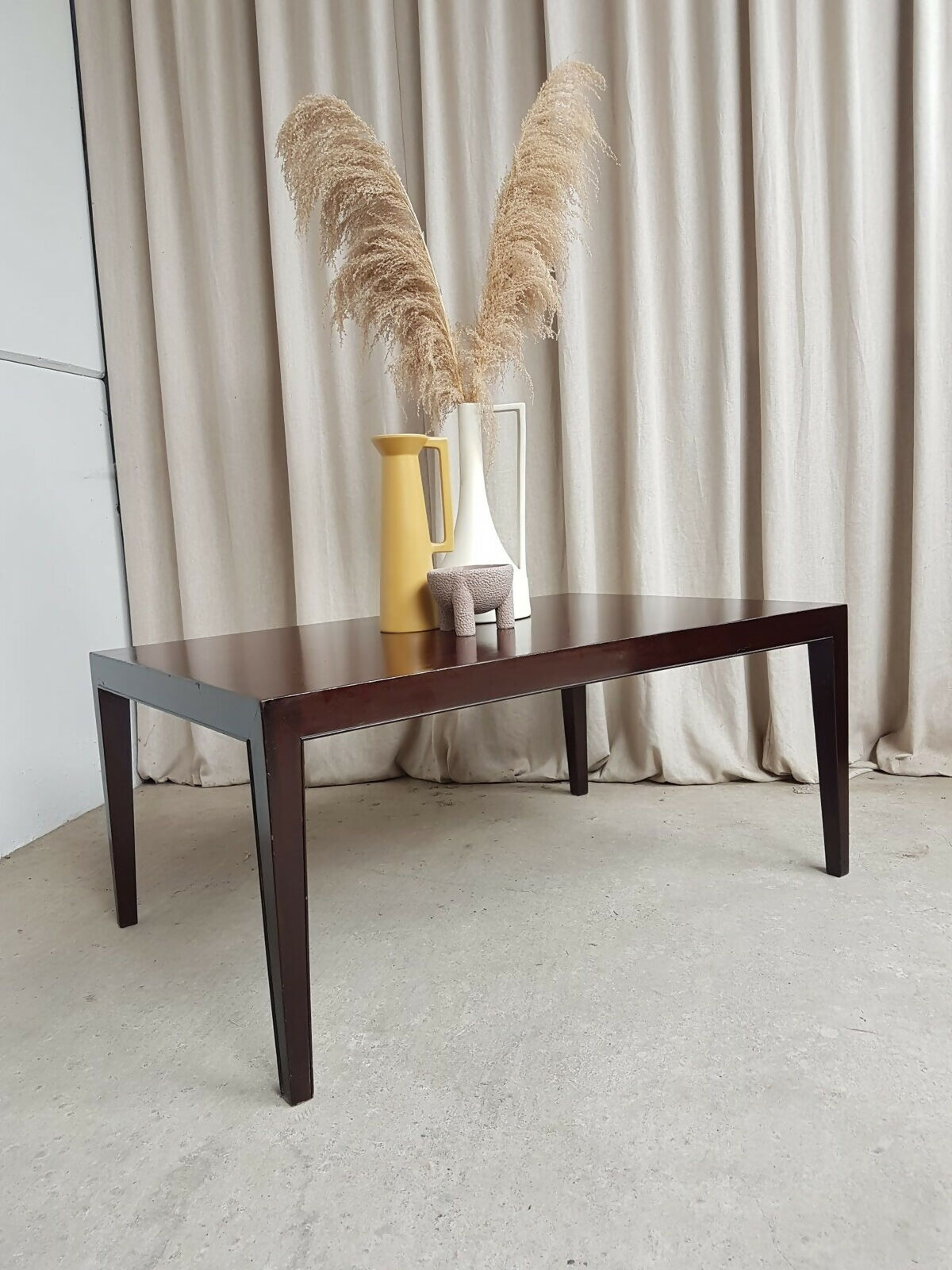 Vintage Mid Century Haslav Danish Rosewood Coffee Table by Severin Hansen Retro R523