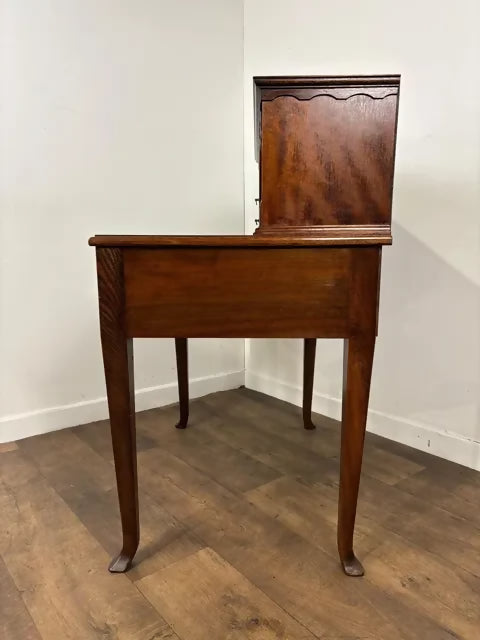 Vintage Mahogany Writing Desk with Pull-Out Writing Surface