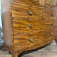 Georgian Flame Mahogany Linen Press