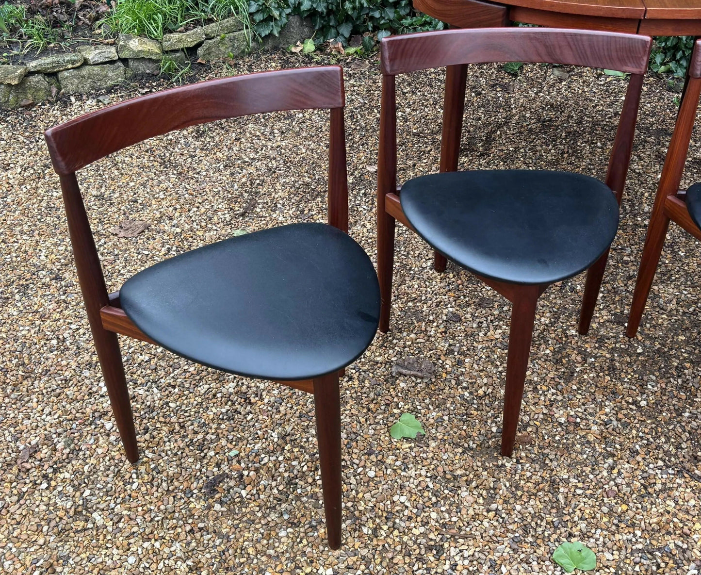 Vintage Extending 'Roundette' Dining Table & Chairs By Hans Olsen For Frem Rojle