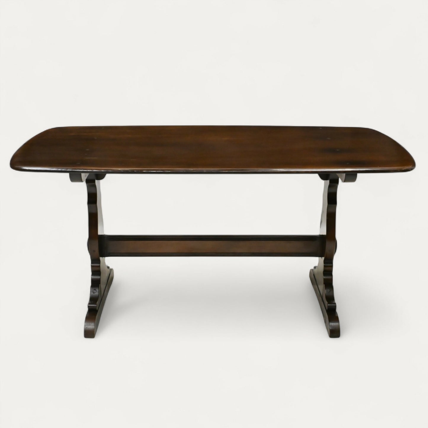 Ercol Refectory Plank Top Dining Table Retro Traditional Finish FREE UK Delivery. SBR10784/0108E