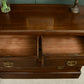 Edwardian Stained Pine Chest of Drawers - 2 Over 2 - Mahogany Finish