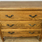 Chest of Drawers Vintage French Louis Oak 3 Drawers Carved Cabinet LOT 6256