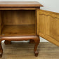 Pair of Bedside Tables Vintage French Louis Oak Nightstands Cabinets LOT 6219