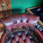 Captains Chair Red Leather Excellent condition