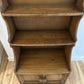 Ercol Waterfall Bookcase Elm Cupbard Vintage Ercol