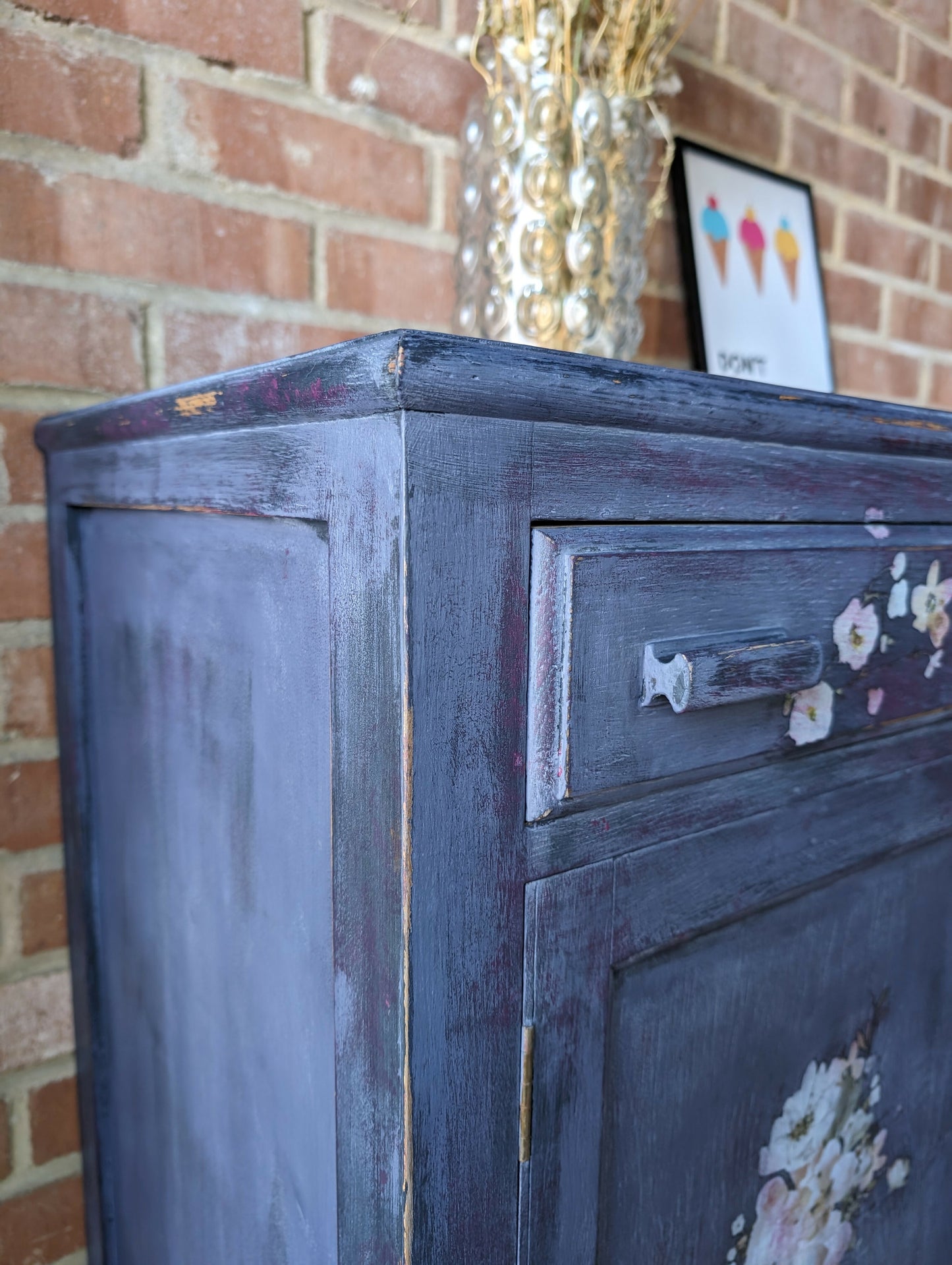 Vintage rustic cabinet