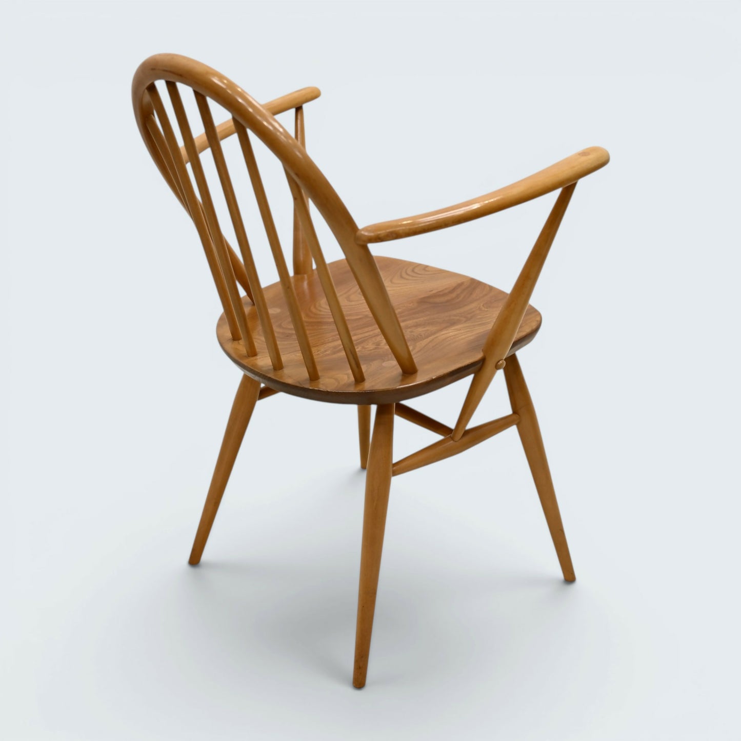 6 Ercol Dining Chairs Windsor Bow Back Vintage Retro Seating FREE UK Delivery*