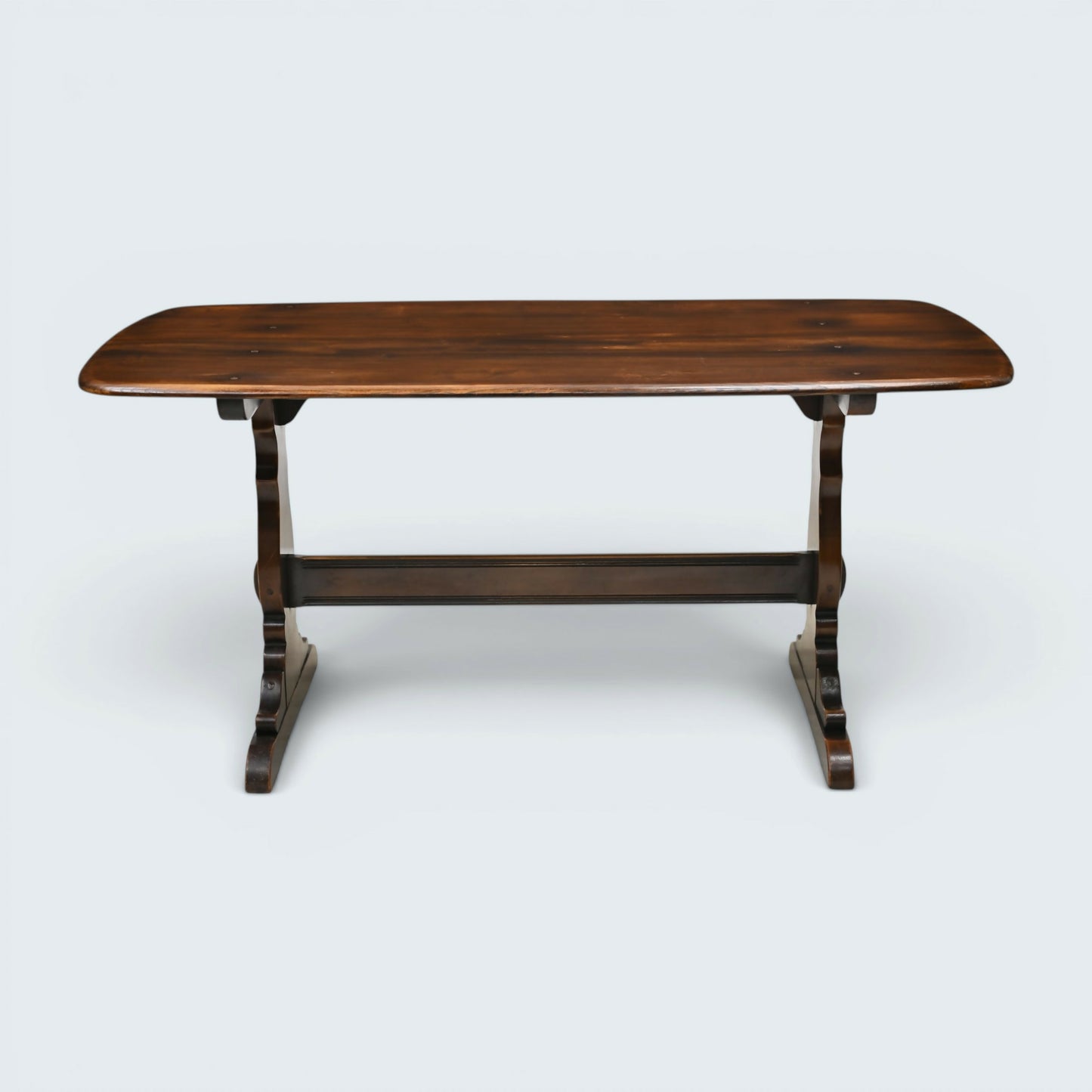 Ercol Refectory Plank Top Dining Table Traditional Finish #155 FREE UK Delivery