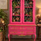 Vintage French display drinks cocktail cabinet