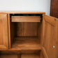 Ercol Windsor Elm Sideboard Model 468 on Castors Light Finish 1960s