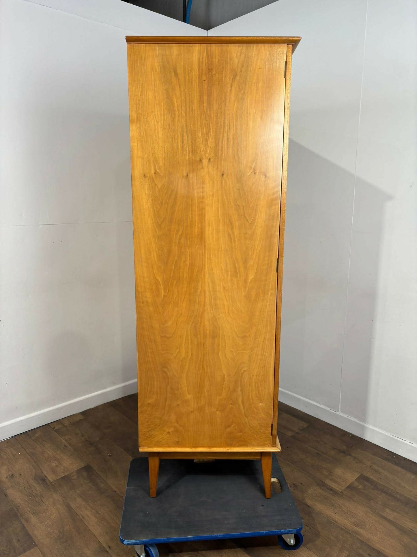 Mid Century Walnut Triple Wardrobe by Alfred Cox for Heals