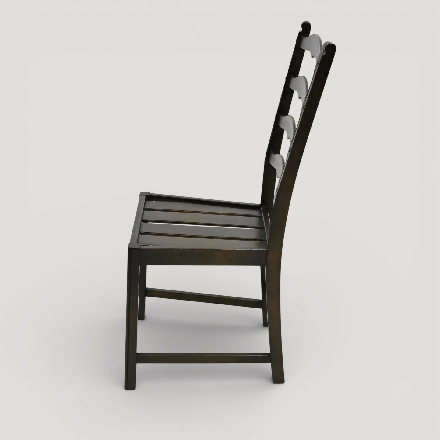 Set of 6 1970s Ercol Ladderback Dining Chairs Dark Finish FREE UK Delivery*
