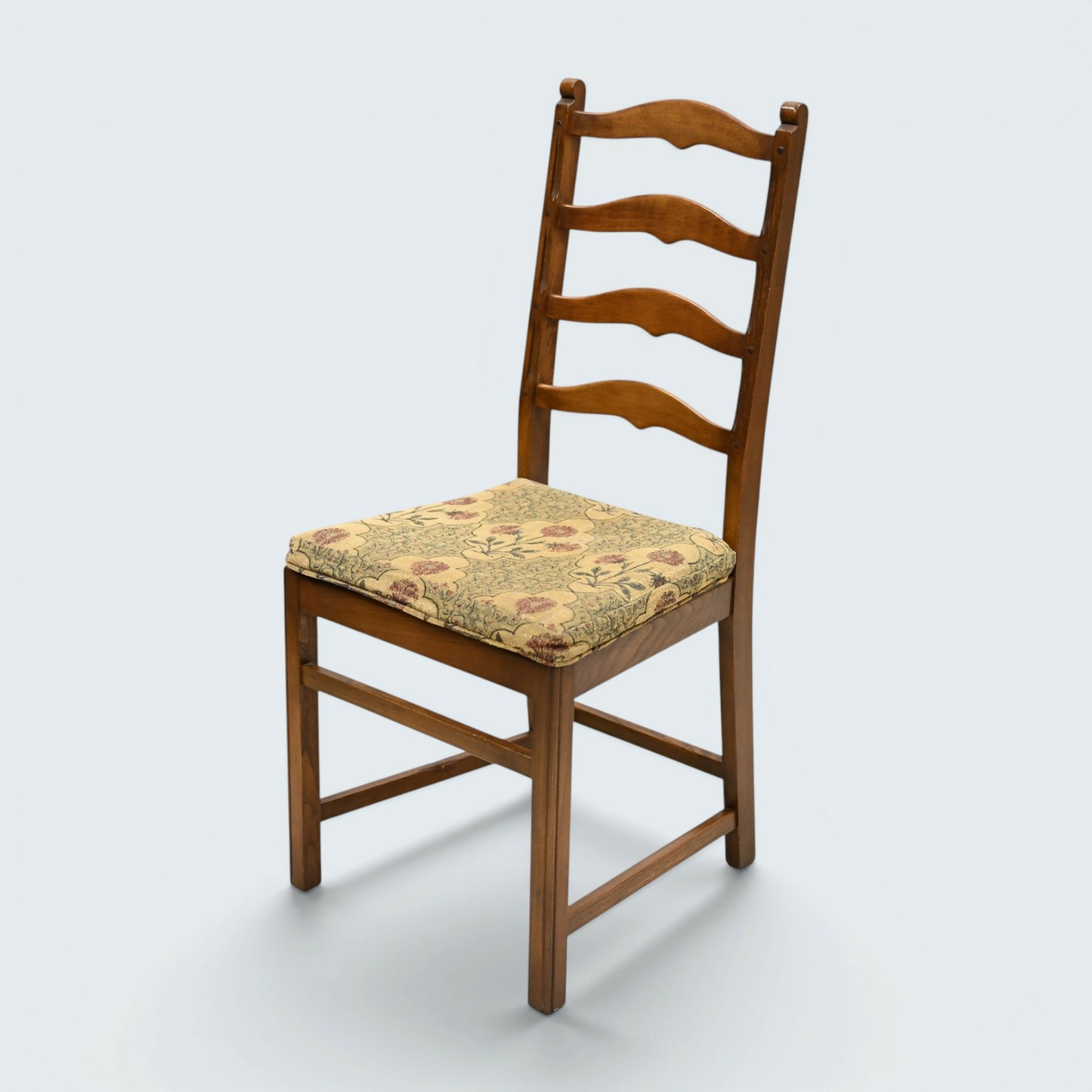 6 Ercol Dining Chairs 1970s Ladderback Cushions FOC FREE Nationwide Delivery*
