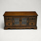 Old Charm Entertainment Cabinet TV Stand Model 2346 Light Oak FREE UK Delivery