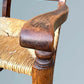 Antique 19th Century Rush Seat Rocking Chair