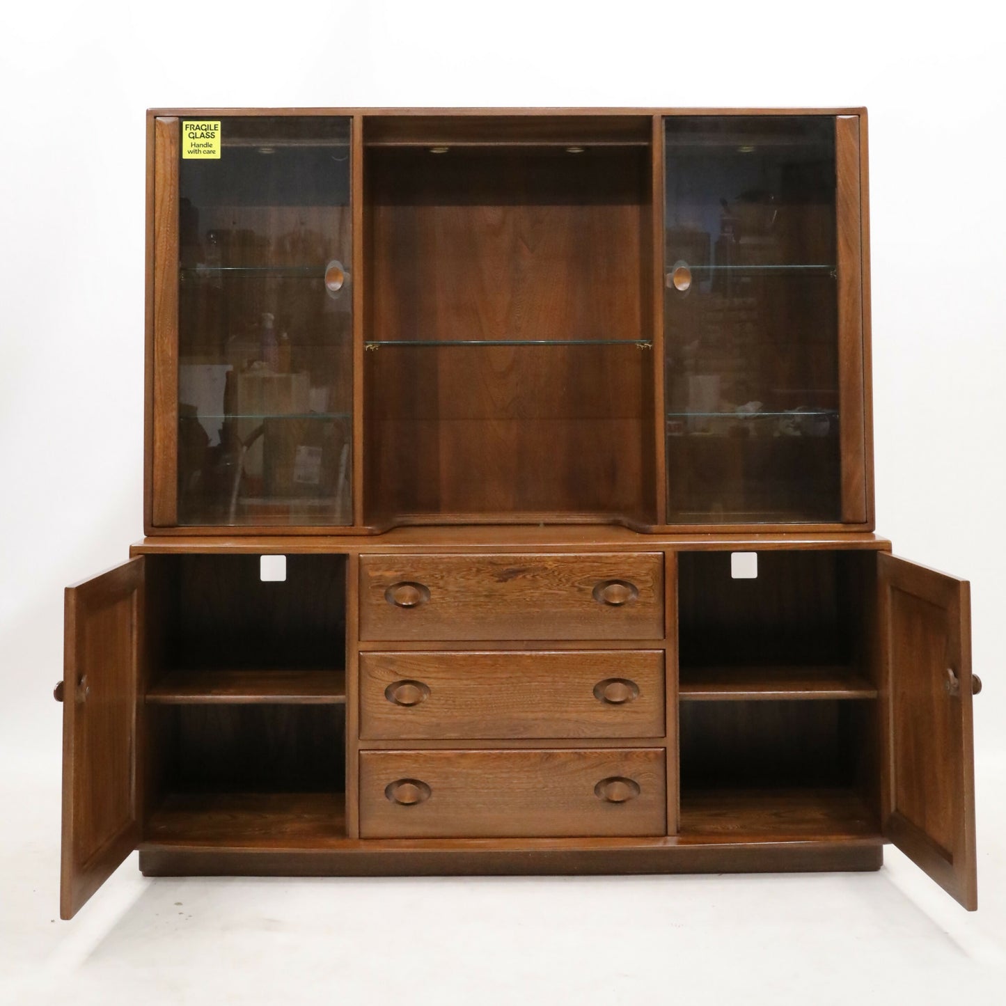 Ercol Windsor Sideboard Display Cabinets Fruitwood Finish FREE UK Delivery*