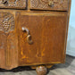 Vintage Honey Oak Carved Sideboardm