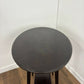 Vintage Stained Oak Side Table With Oval Top