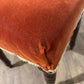 Victorian Upholstered Stool Resting on Turned Supportsz