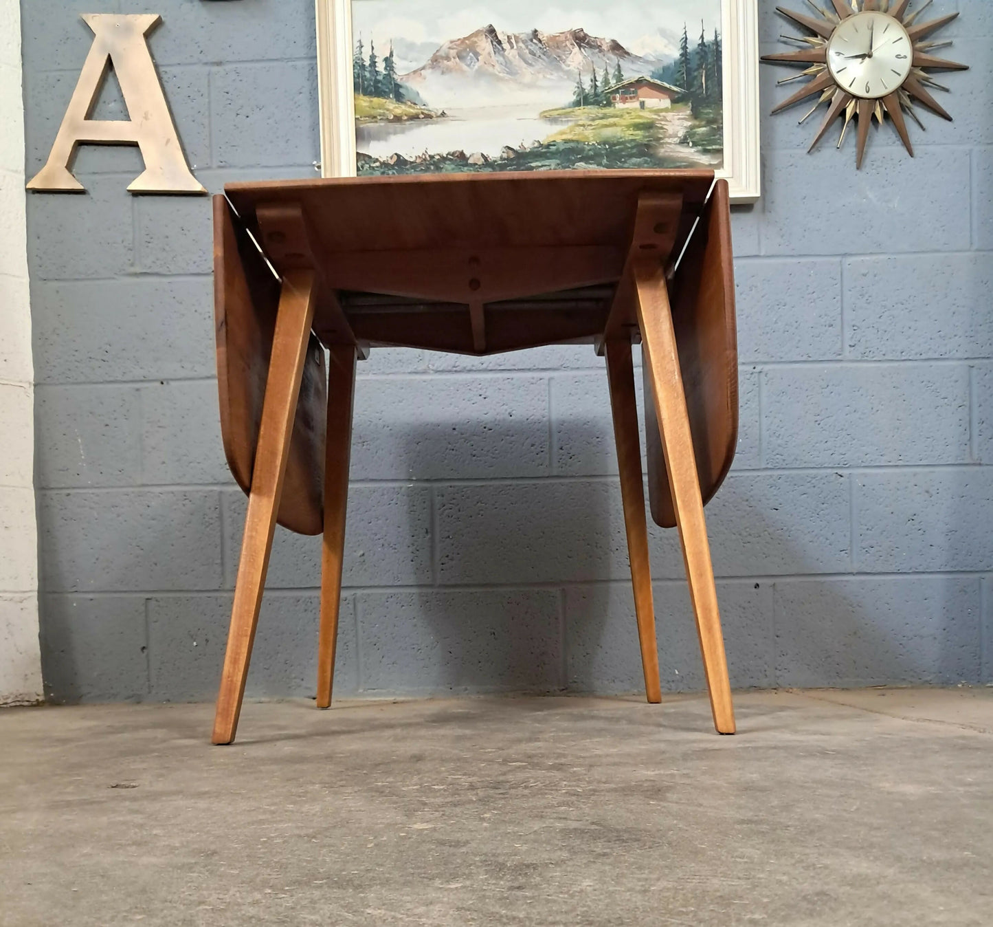 Ercol Plank Drop Leaf Dining Table ~ mid century ~ vintage ~ refurbished