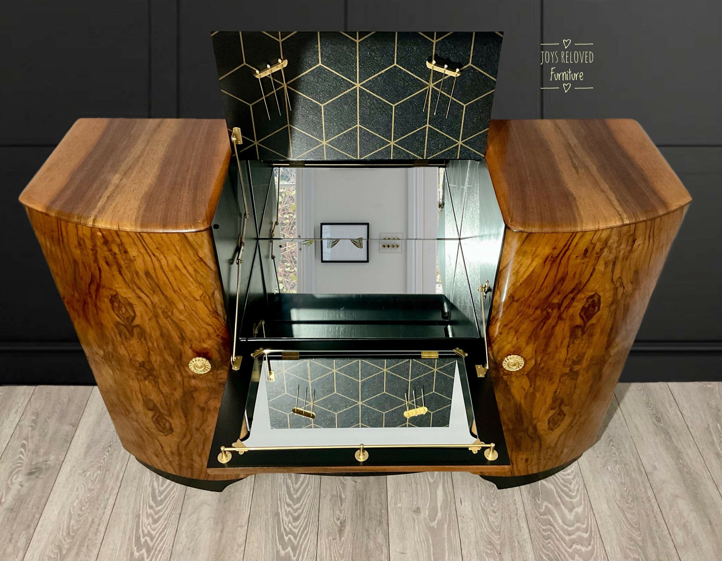 Art Deco Cocktail Cabinet / Sideboard, Drinks Cabinet