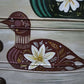 Vintage Hand Painted Chest of Drawers Folk Art