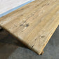 French Bleached Oak Trestle Farmhouse Dining Table