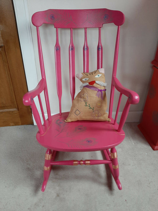 ‘Pretty in Pink’ Rocking Chair