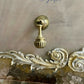 Elegant Upcycled Sideboard •Chateau Wash •Gold moulds •Floral Foil