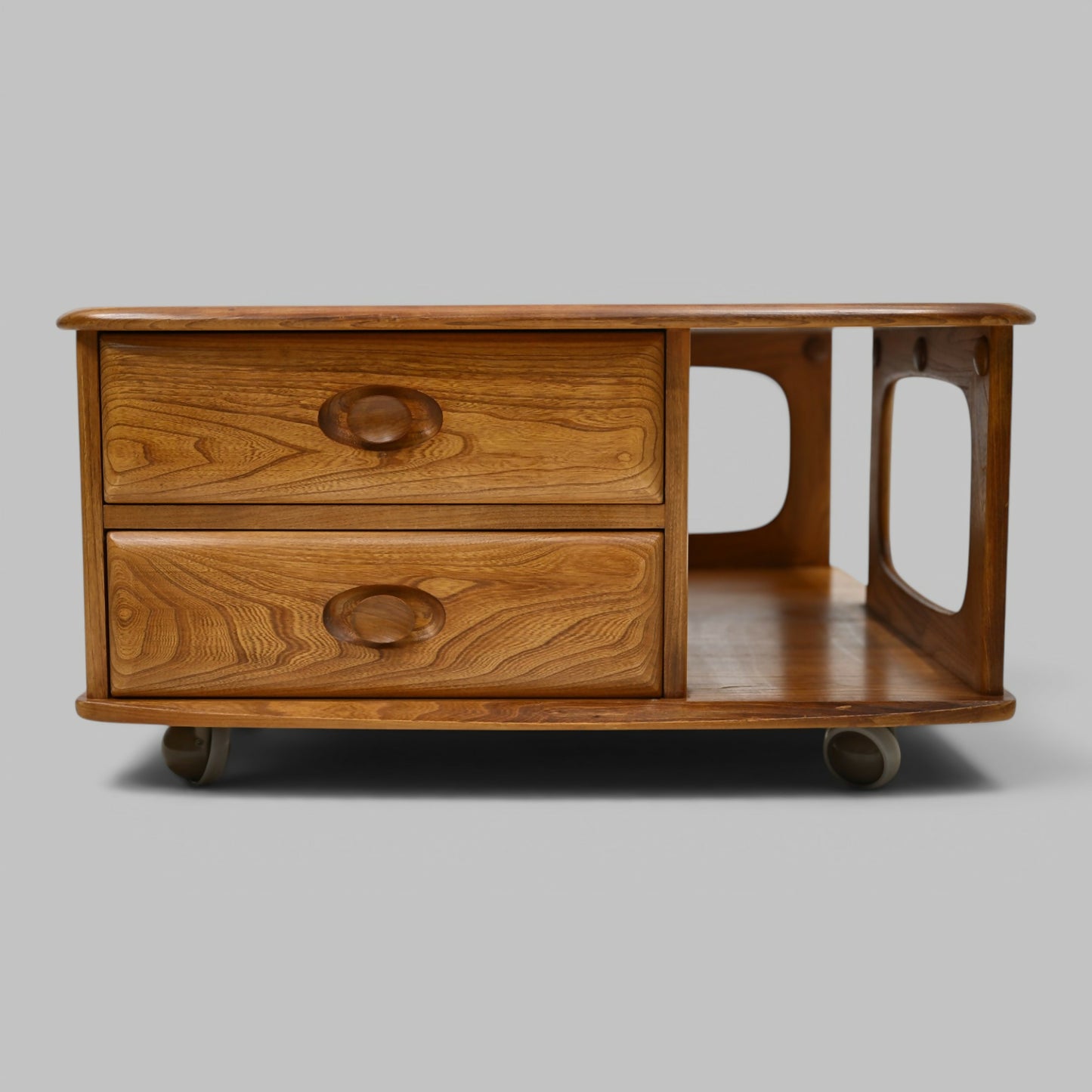 Ercol Pandora Coffee Table 2 Drawers Natural Waxed Finish FREE UK Delivery*