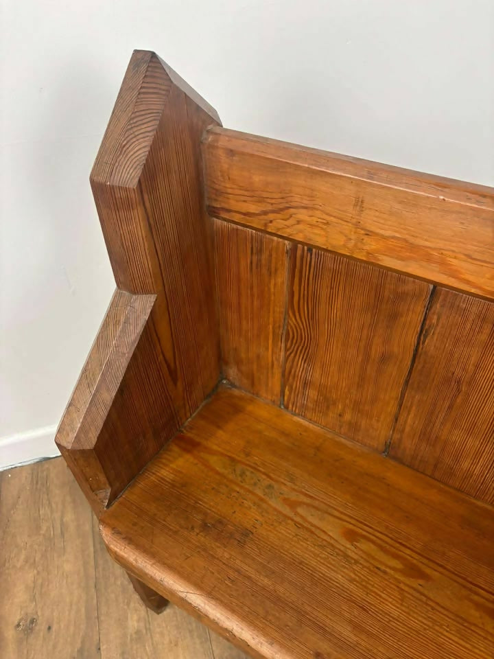 Victorian Pitch Pine Pew