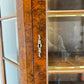 Bookcase Vintage French Carved Glass Doors Sideboard Drawers Cabinet LOT 4490