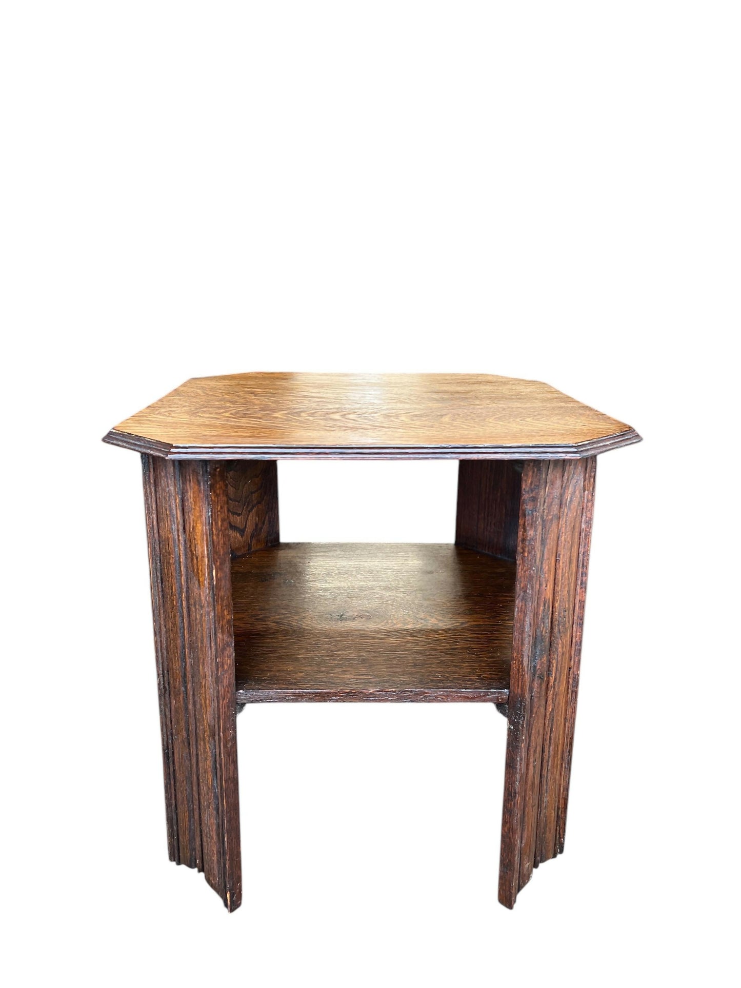 Art Deco vintage Oak side table.