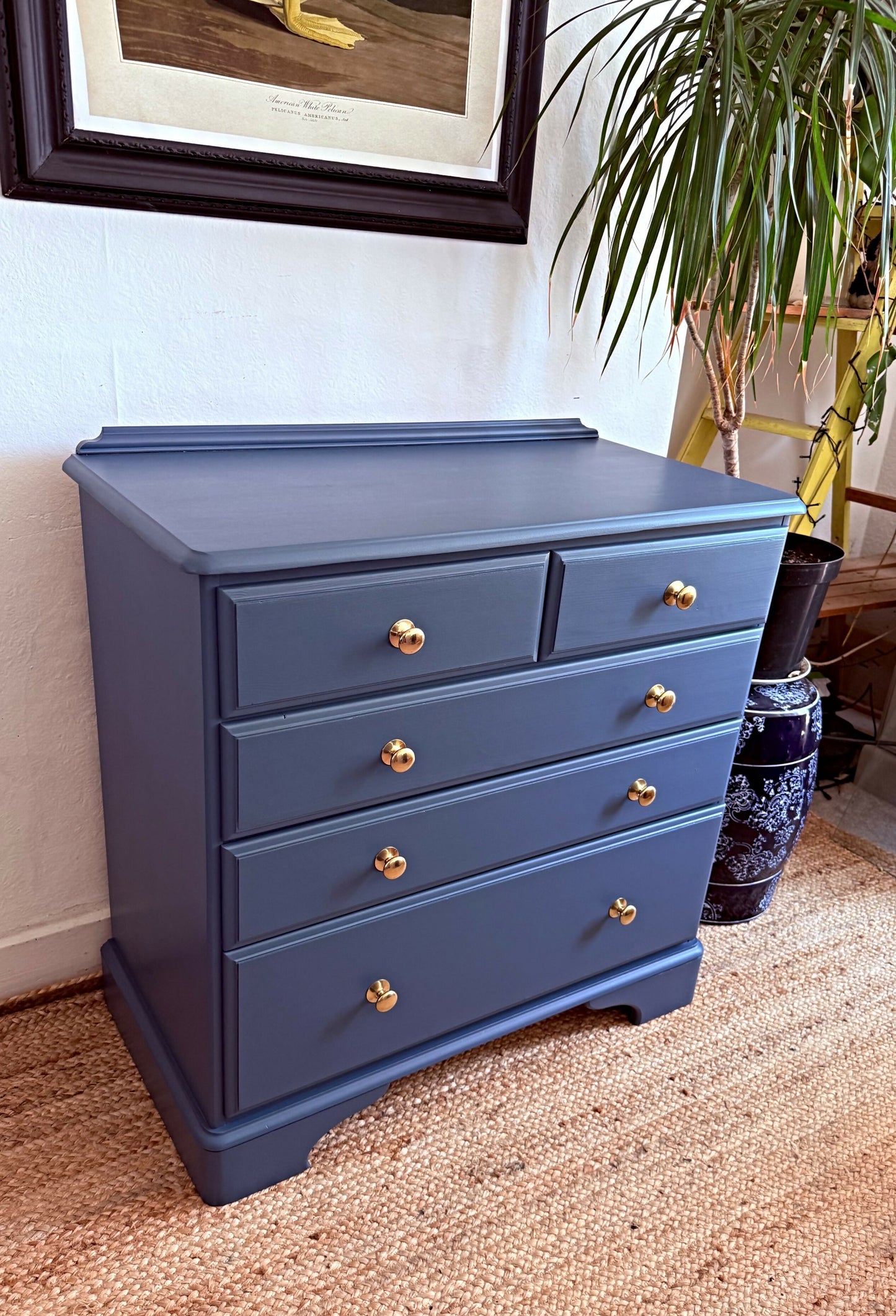 Newly refurbished chest of drawers by ducal solid wood dresser